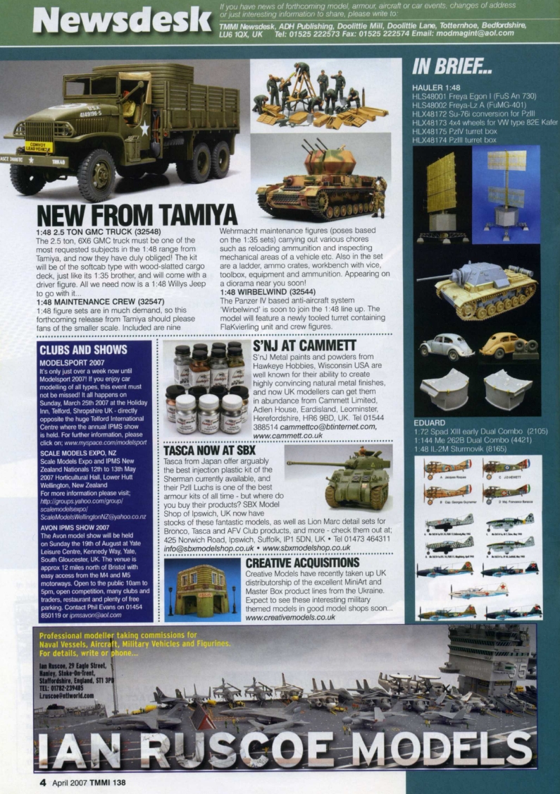 Tamiya Model Magazine 138 (2007-04)